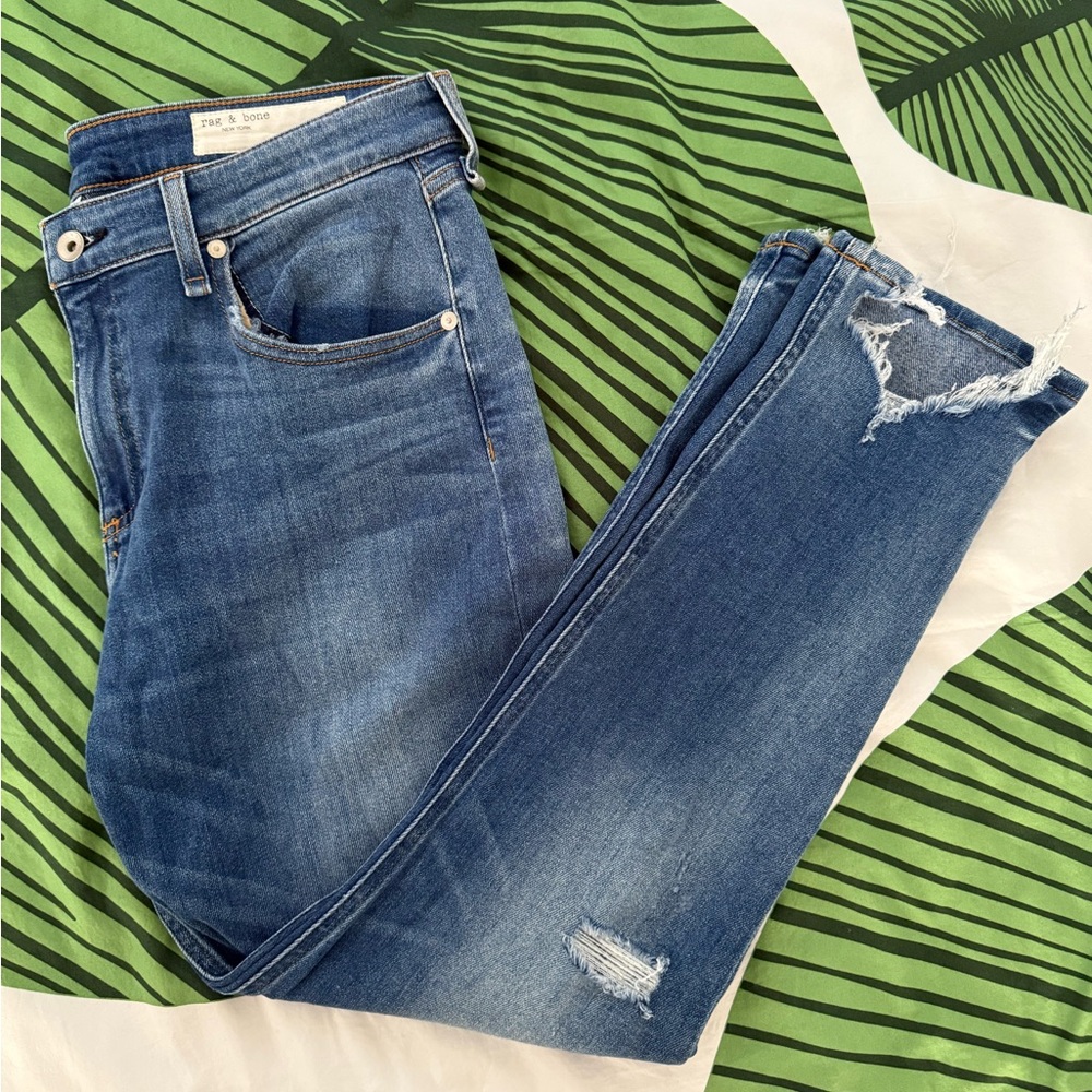rag & bone size 32 Cate Mid-Rise Ankle Skinny